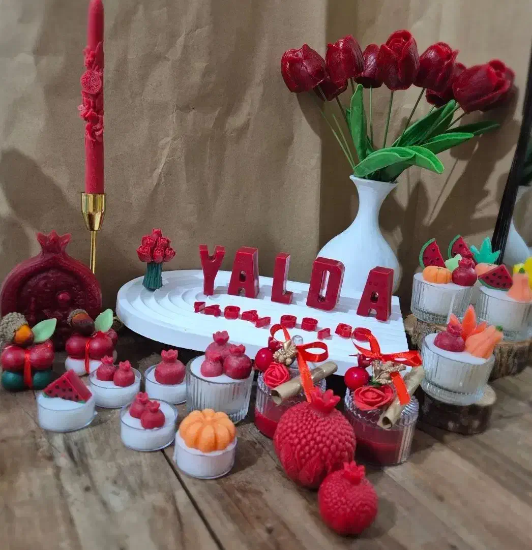 گیفت و شمع یلدایی|صنایع دستی و سایر لوازم تزئینی|نیریز, |دیوار