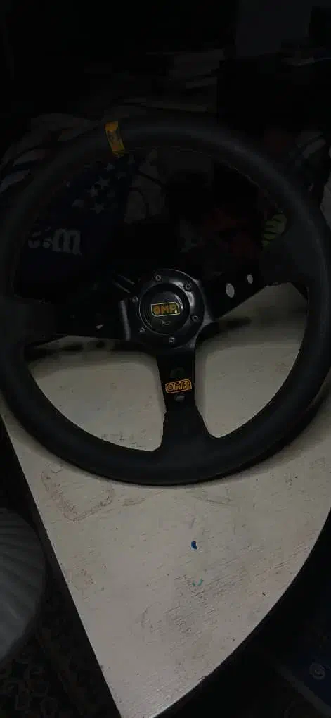 فرمان omp جیر با توپی فرمان|قطعات یدکی و لوازم جانبی|رشت, گلباغ نماز|دیوار