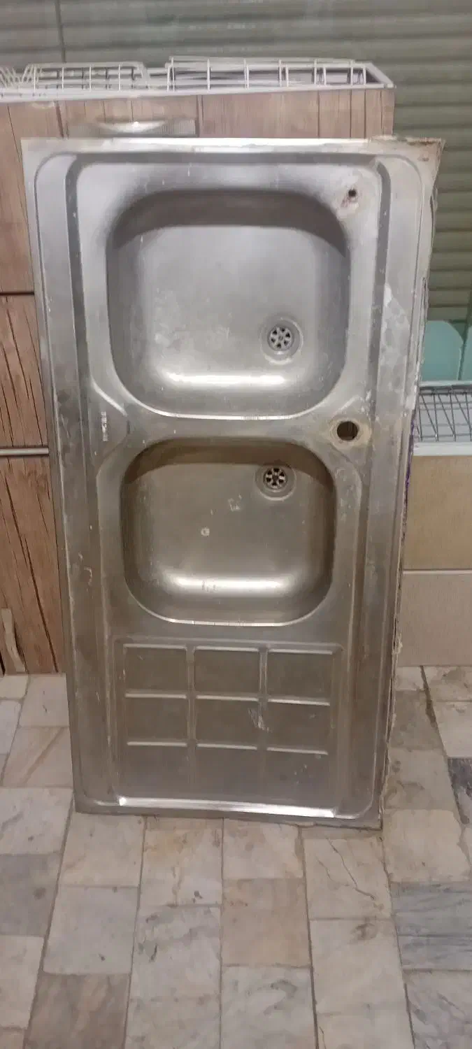 سینک ۶۰در ۱۲۰|آبچکان و نظمدهنده ظروف|نسیمشهر, |دیوار