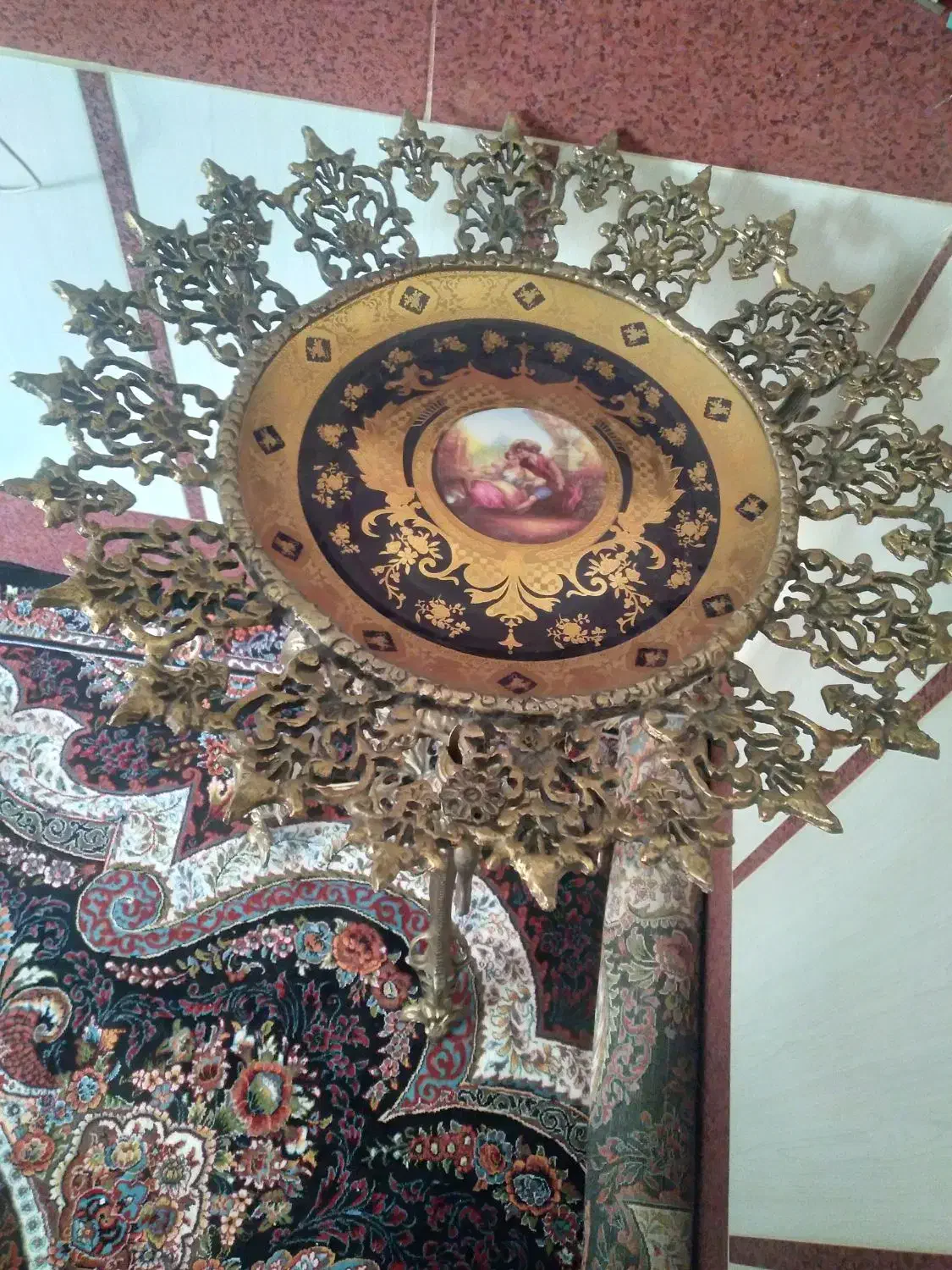 برنزمیوه خوری کنارسالنی|صنایع دستی و سایر لوازم تزئینی|قم, چهل درخت‎|دیوار