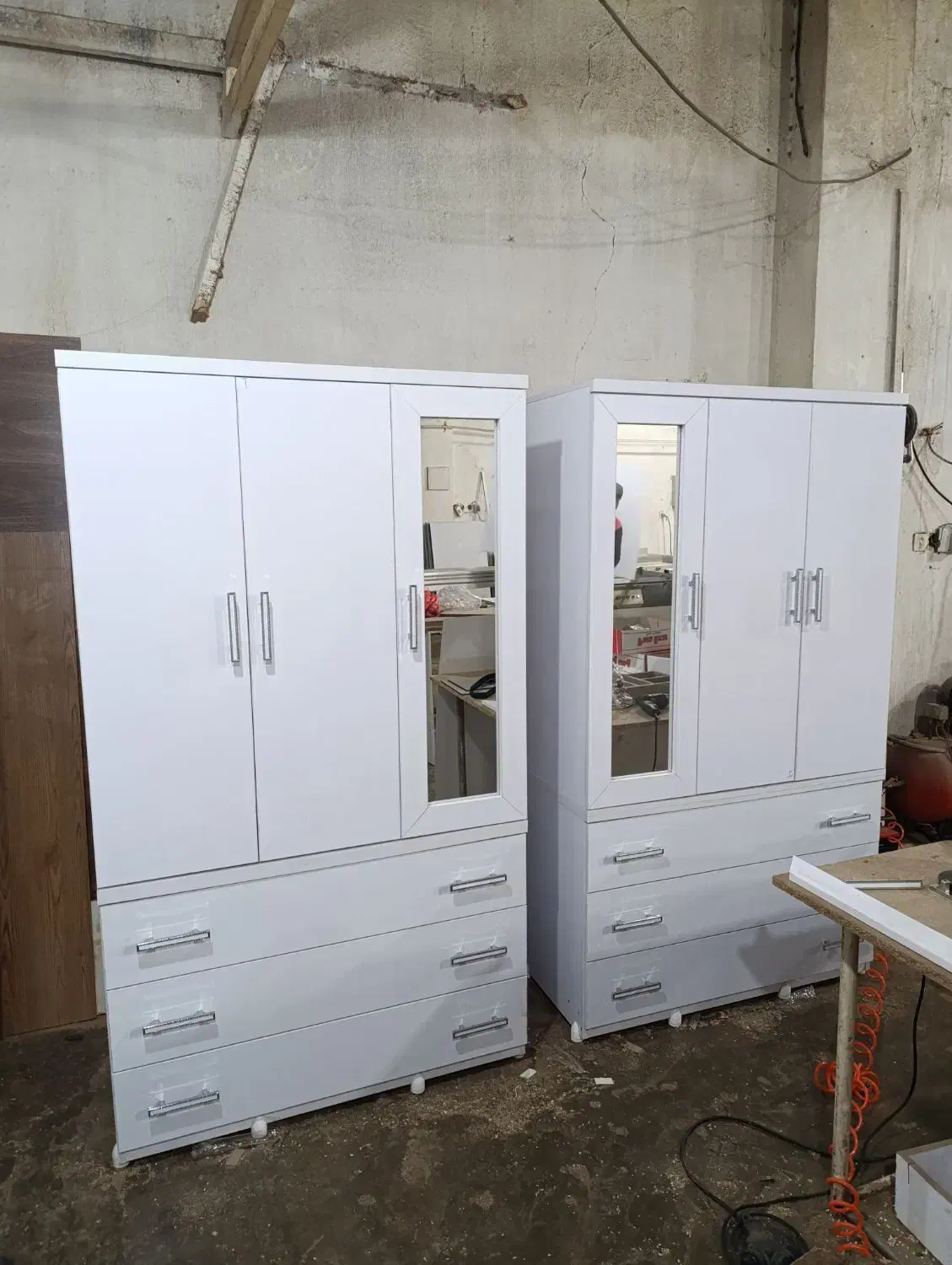 کمد لباس ۱۰۵ دوتیکه(تولید کننده)|جاکفشی، کمد، دراور|بابل, |دیوار