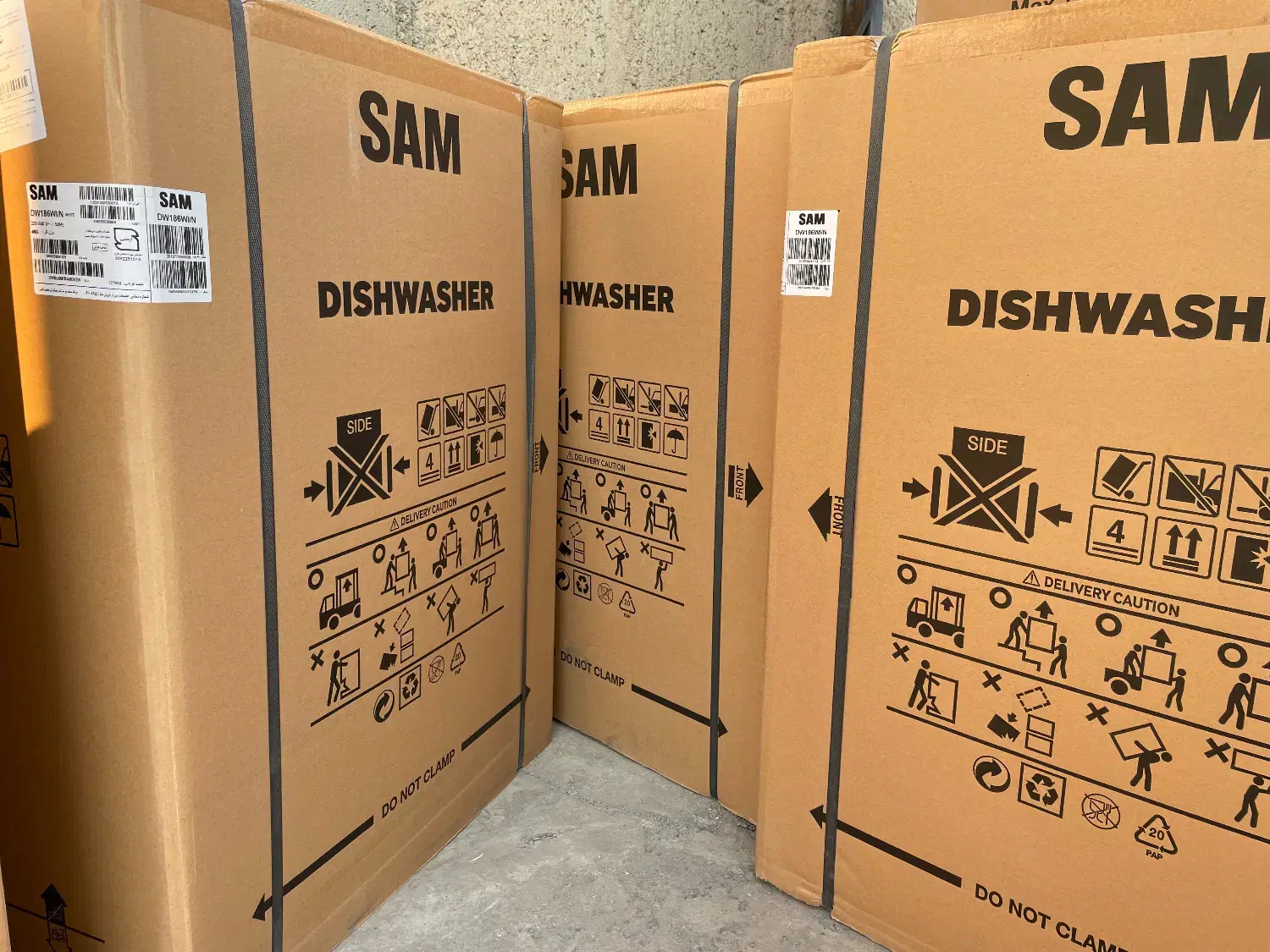 ماشین ظرفشویی SAM سام ۱۵ نفره لمسی مدل DW-192|ماشین ظرفشویی|تهران, امانیه|دیوار