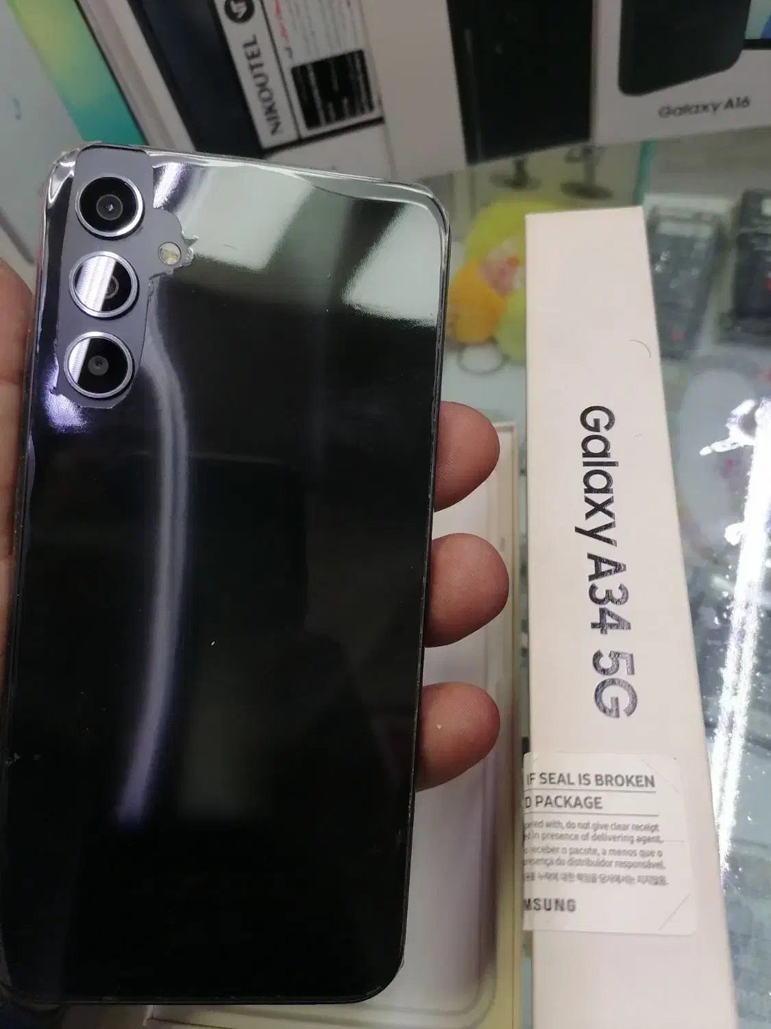 گوشی سامسونگ A34 کارکرده در حد آکبند|موبایل|تبریز, |دیوار