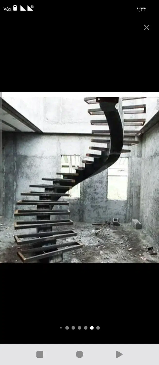 اجرای انواع پله های گردوصاف|خدمات پیشه و مهارت|آبیک, |دیوار