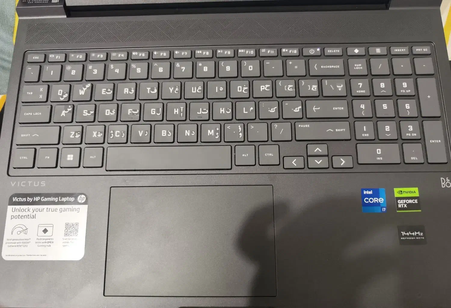 لپ تاپ hp victus16|رایانه همراه|اصفهان, مفتح|دیوار