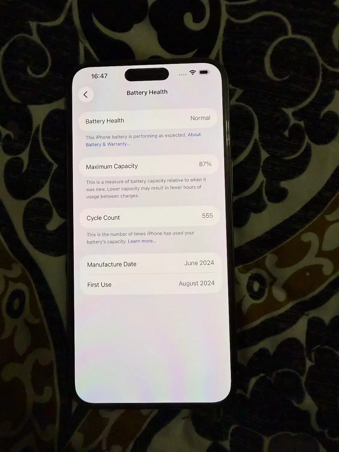 15 پرو مکس  بدون رجستر ۲۵۶ zaa|موبایل|اردبیل, |دیوار