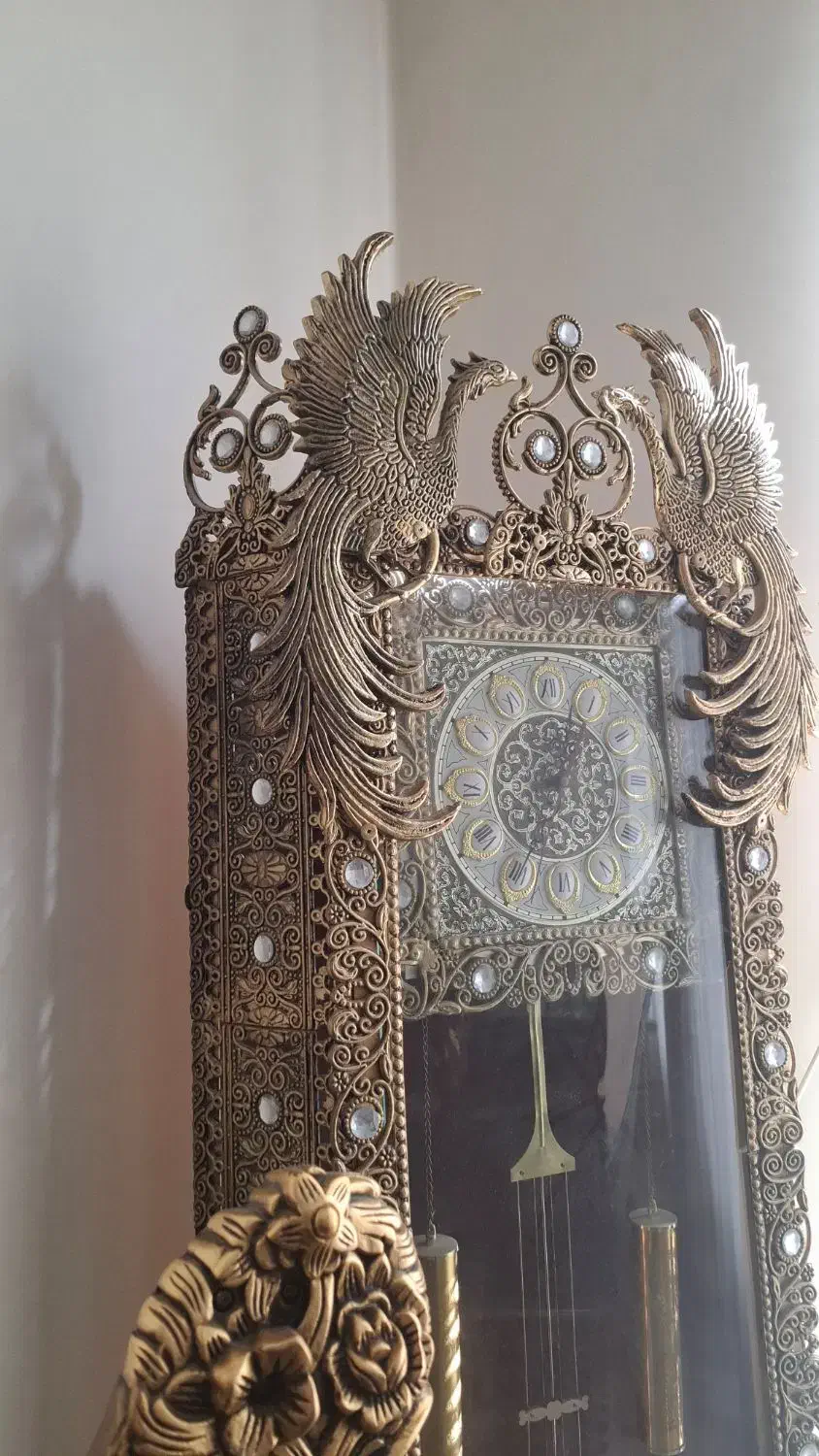 ساعت شیک تمام فلز|ساعت دیواری و تزئینی|همدان, |دیوار