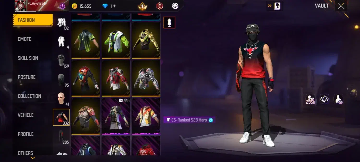 اکانت فری فایر فول طاق و فروش فقط حضوری برازجان|کنسول، بازی ویدئویی و آنلاین|برازجان, |دیوار