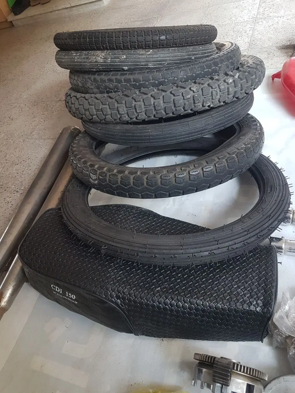 لوازم موتور هندا ۱۲۵و ۷۰ و تریل|قطعات یدکی و لوازم جانبی|اردبیل, |دیوار