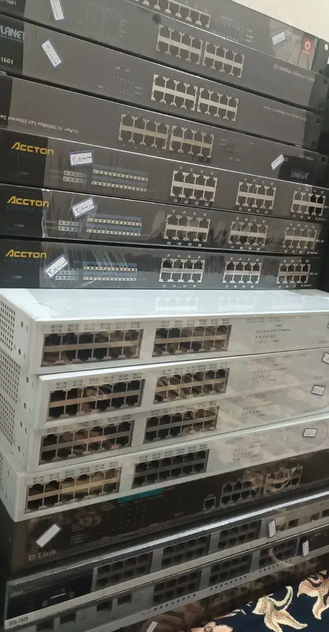 سوییچ شبکه، پچ پنل ، kvm ،گیتوی ، سانترال|مودم و تجهیزات شبکه|اهواز, حصیرآباد|دیوار