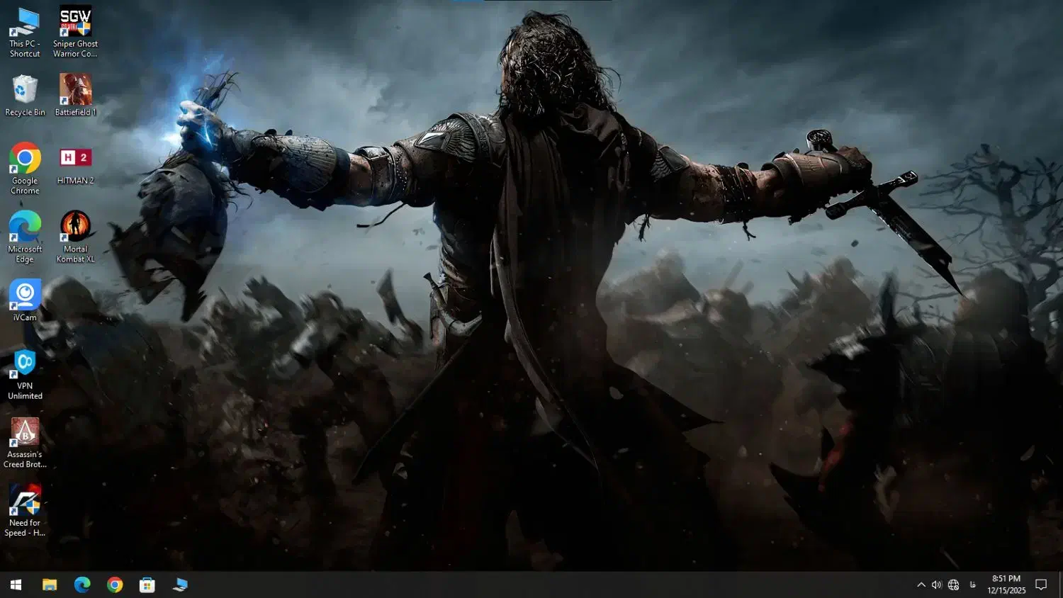 کامپیوتر نیمه گیمینگ با میز و صندلی|رایانه رومیزی|اسدآباد, |دیوار