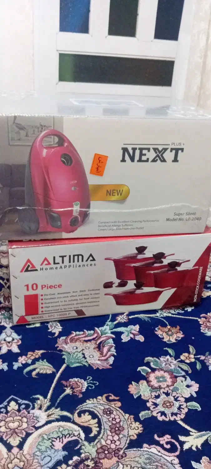 جارو برقی و سرویس قابلمه هشت پارچه|یخچال و فریزر|فراغی, |دیوار