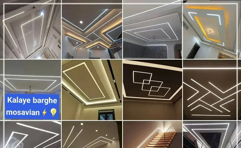 لاین نوری و پنل و ریسه های کناف|لامپ و چراغ|نجف‌آباد, ۲۲ بهمن|دیوار