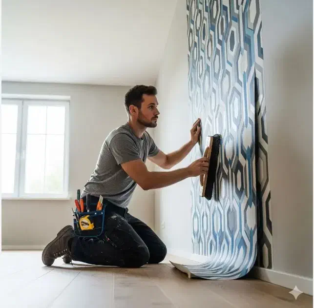 جشواره کاغذ دیواری..فقط فقط رولی ۳۷۵هزارتومن|خدمات پیشه و مهارت|قروه, |دیوار