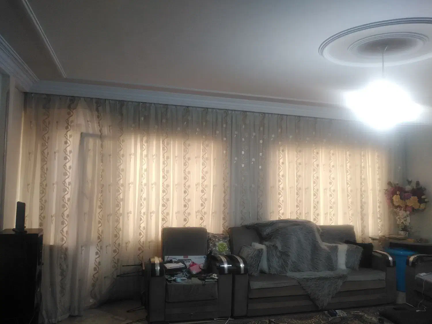 پرده حریر|پرده، رانر، رومیزی|کرج, حصارک بالا|دیوار