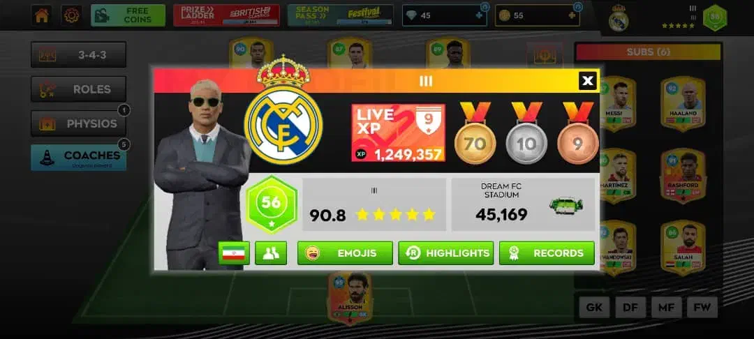 اکانت دریم لیگ سیزن پس خورده|کنسول، بازی ویدئویی و آنلاین|درب بهشت, |دیوار