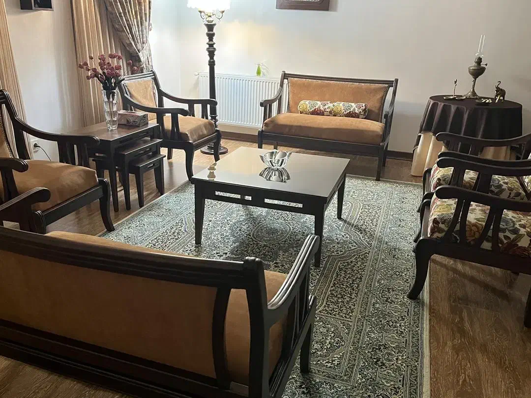 مبل تمام چوب 8نفره|مبلمان خانگی و میز عسلی|گنبد کاووس, |دیوار