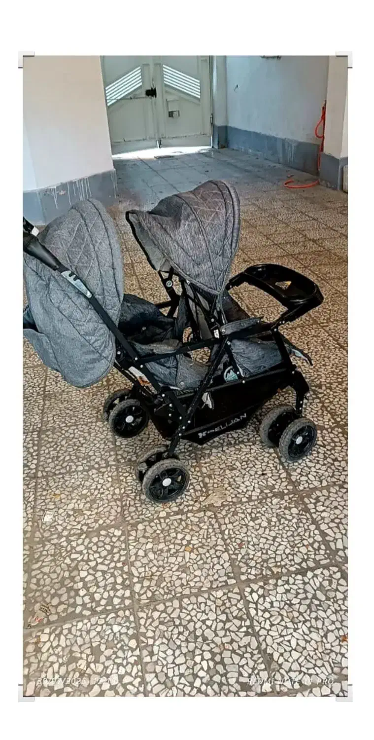 کالسکه دوقلو دلیجان مدل ونوس|کالسکه و لوازم جانبی|کرج, فاز ۴ مهرشهر|دیوار