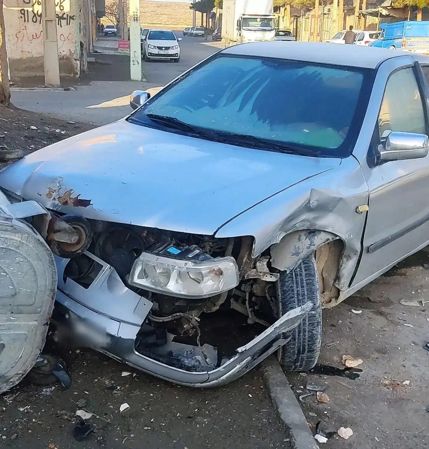 سمند تصادفی مدل 83|خودرو سواری و وانت|بیرجند, |دیوار