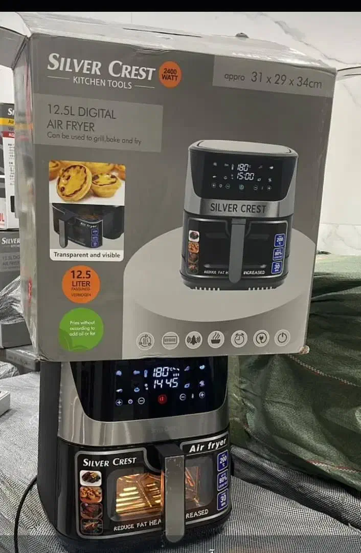 سرخ کن بدون روغن سیلورکرست حک شده12.5لیترروز مادر|اجاق گاز و لوازم برقی پختوپز|بیرجند, |دیوار