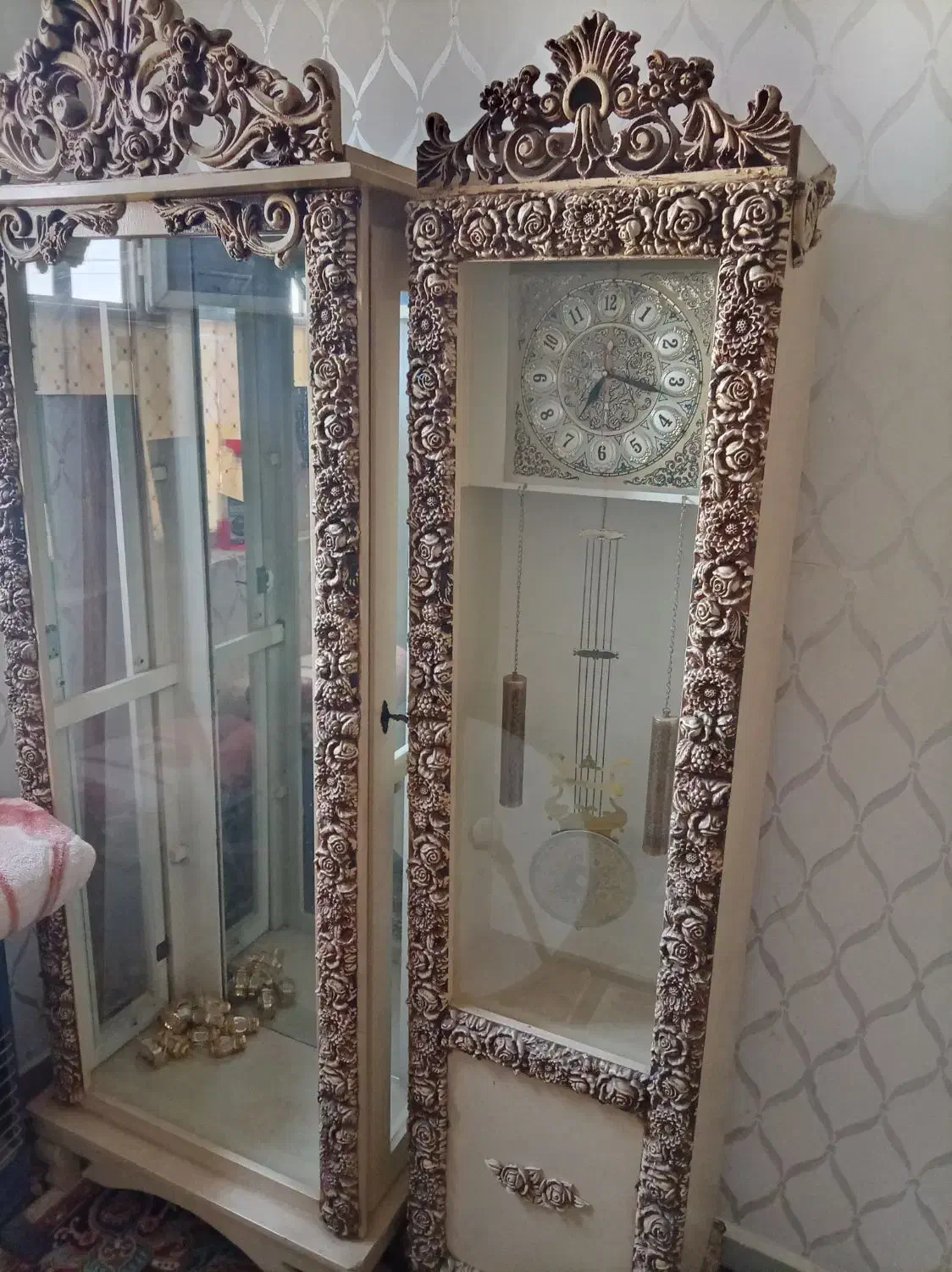 بوفه وساعت|بوفه، ویترین، کنسول|کارون, |دیوار