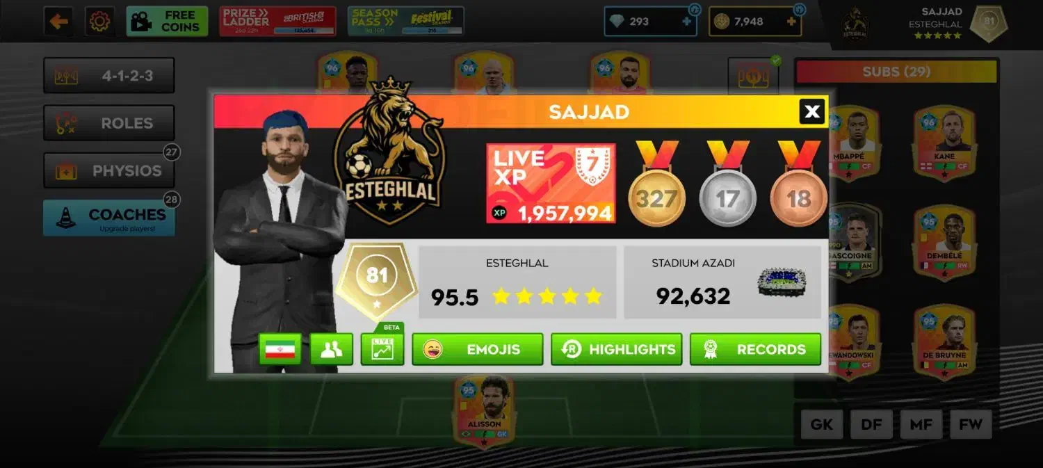 اکانت دریم لیگ دی ال اس DLS|کنسول، بازی ویدئویی و آنلاین|هرند, |دیوار