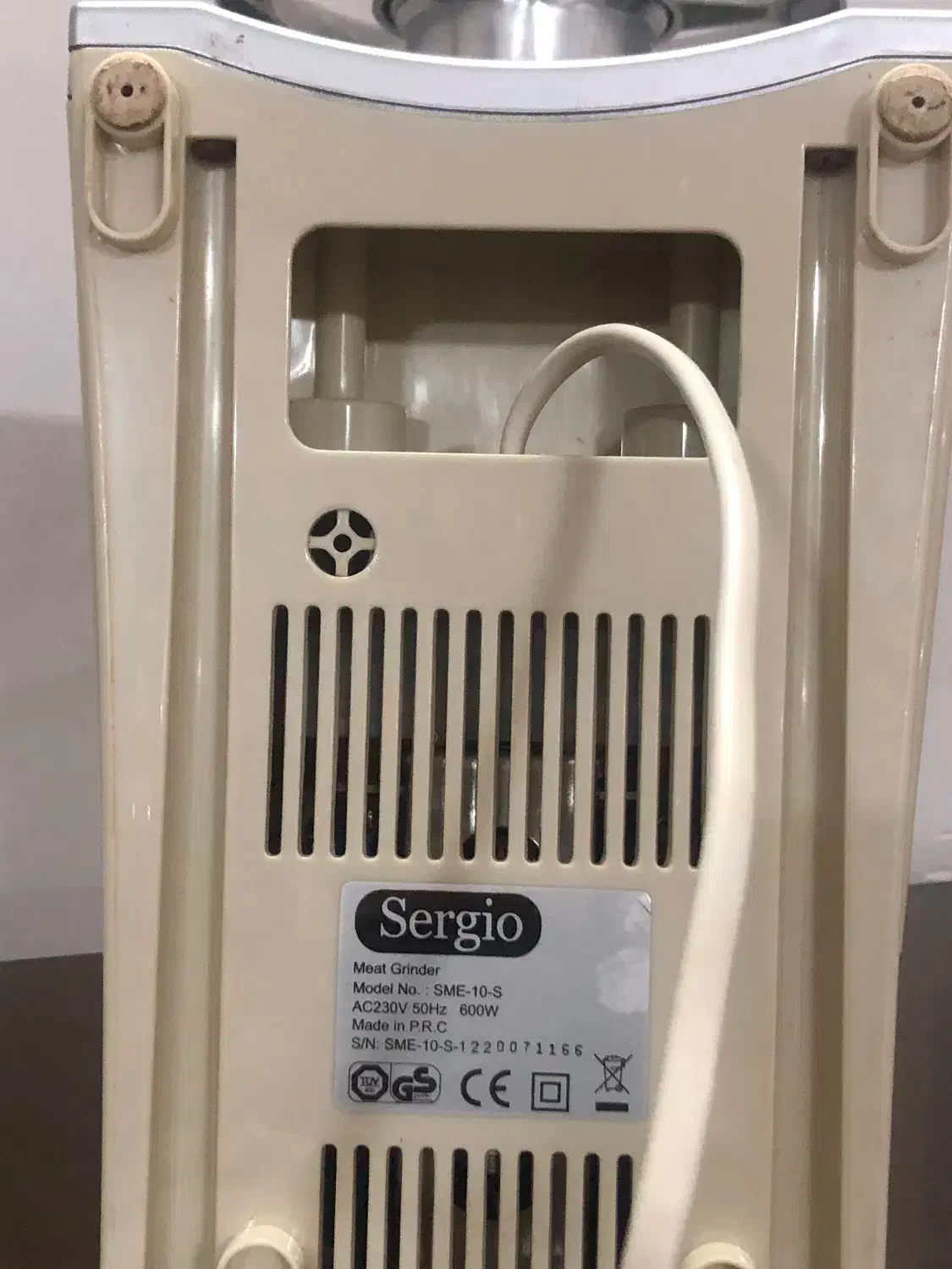 چرخ گوشت سرجیو sergio|خردکن، آسیاب، غذاساز|قائمشهر, |دیوار