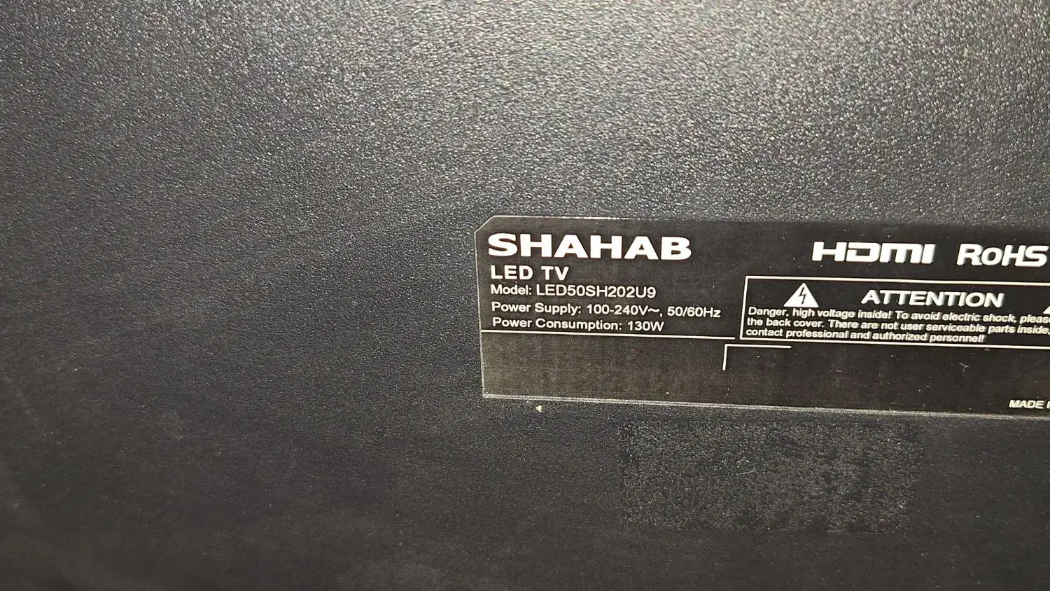 عدد ال ای دی ۵۰ اینچ|تلویزیون و پروژکتور|شیراز, شیخ علی چوپان|دیوار