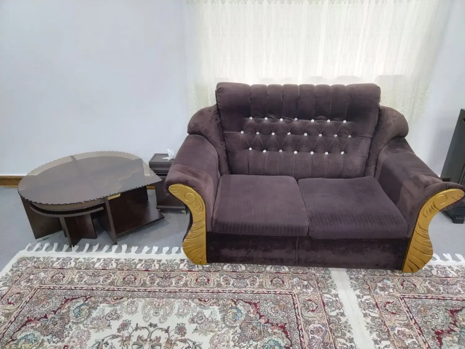 مبل هفت نفره و جلو مبلی|مبلمان خانگی و میز عسلی|کیاشهر, |دیوار