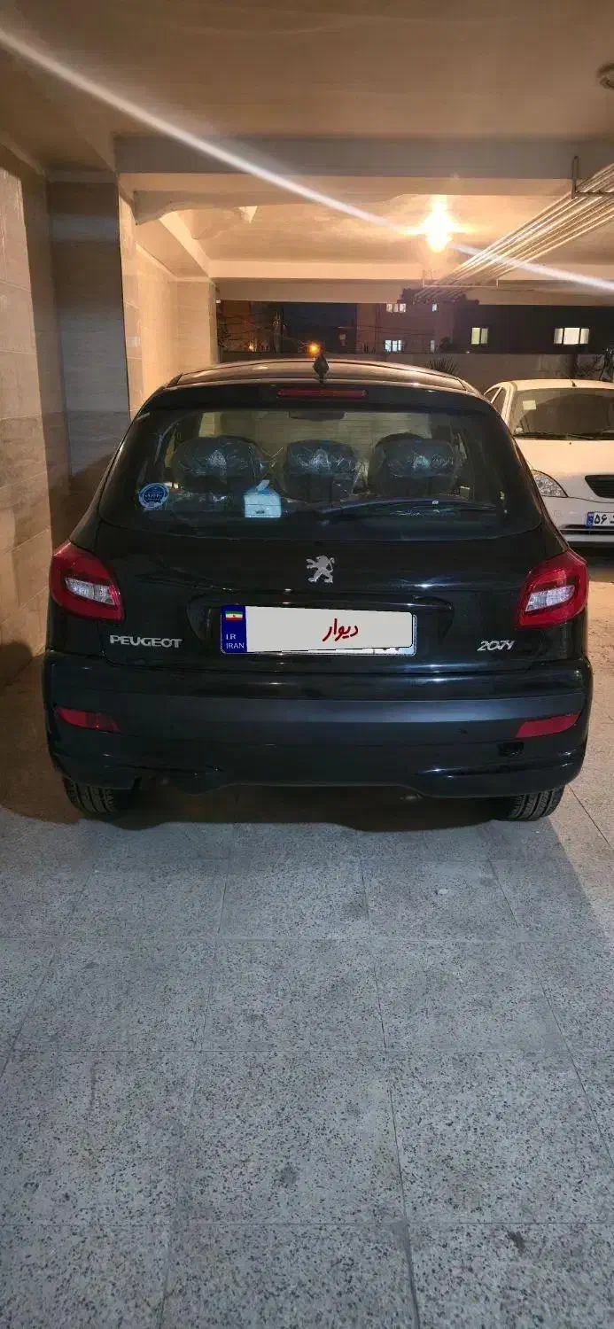 207 پاناروماtu5p خشک ارتقاع یافته|خودرو سواری و وانت|رشت, باهنر|دیوار