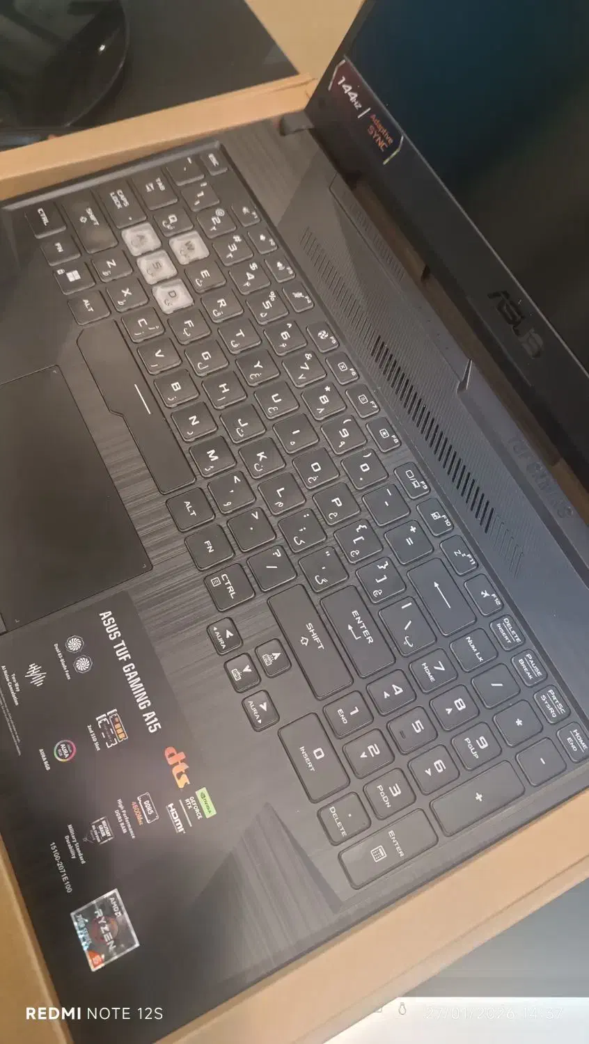 فروش لپتاپ tuf Gaming A15|رایانه همراه|تهران, صادقیه|دیوار