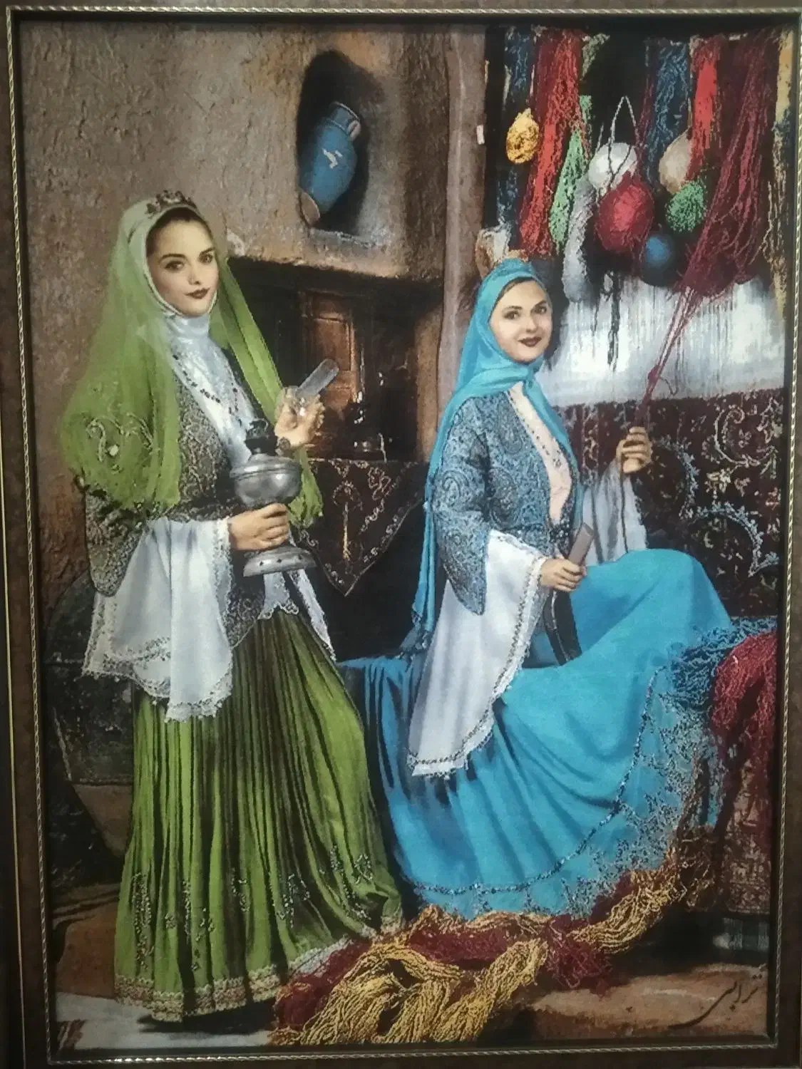 تابلو فرش دستی ابریشم|تابلو فرش|بوکان, |دیوار