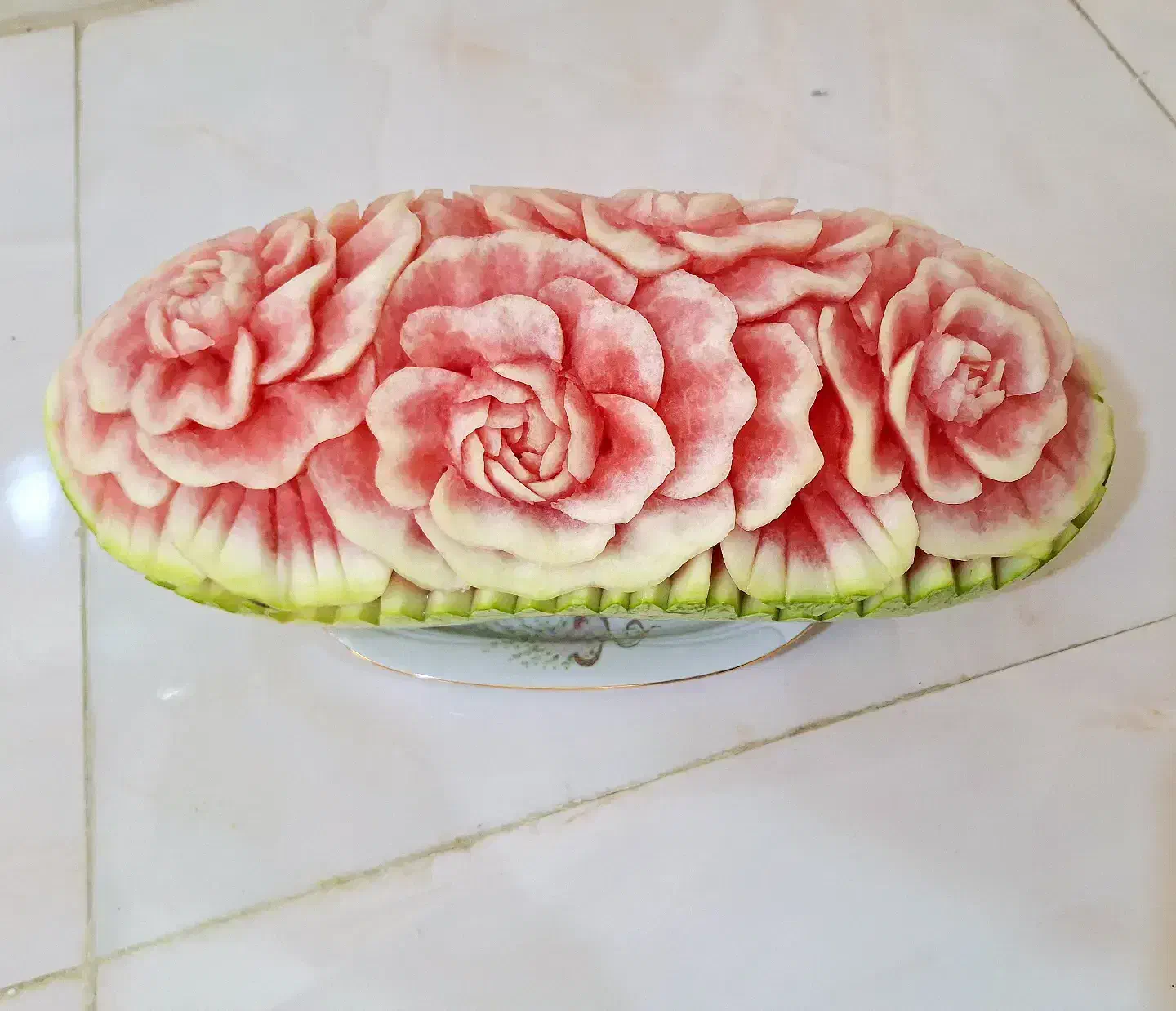 حکاکی هندوانه و میوه آرایی|خدمات پذیرایی، مراسم|نسیمشهر, |دیوار