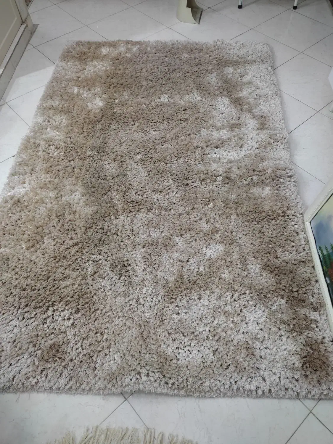 فرش گرد یک جفت و قالیچه شگی دو عدد|فرش|تهران, نازیآباد|دیوار