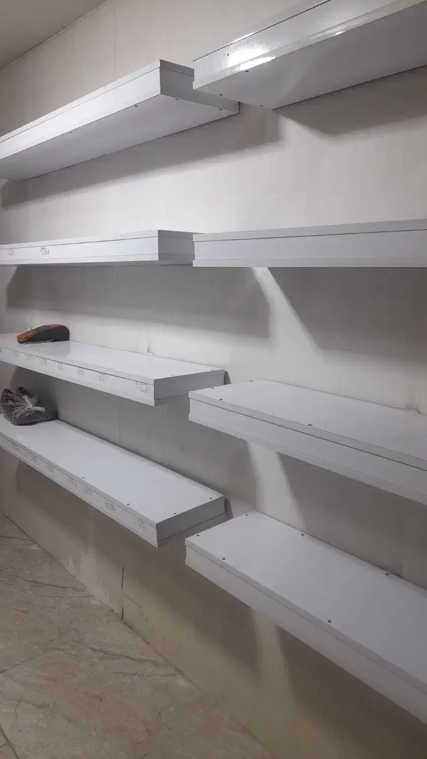 ویترین ام دی اف|کتابخانه، شلف، قفسه‌های دیواری|قم, شهرک فاطمیه|دیوار