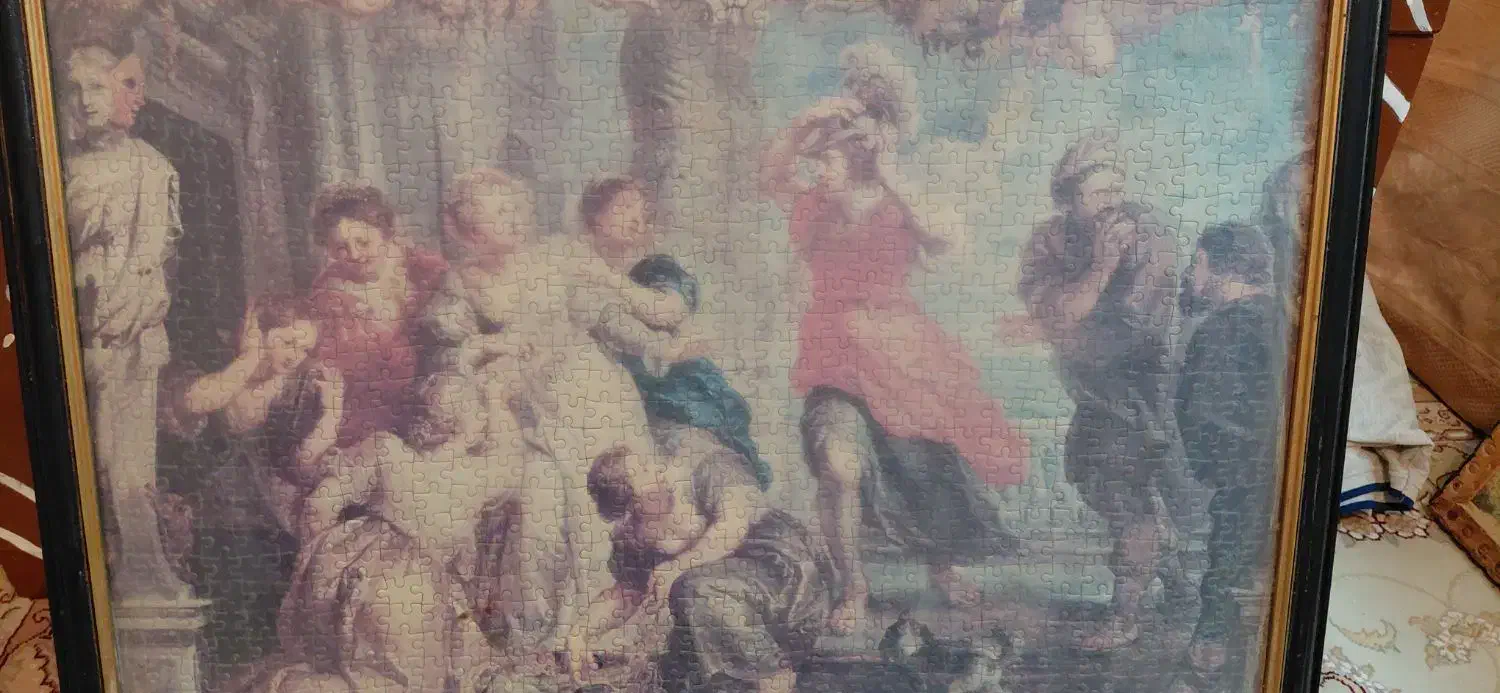 تابلو پازل و یک نقاشی|تابلو، نقاشی، عکس|شاهرود, |دیوار