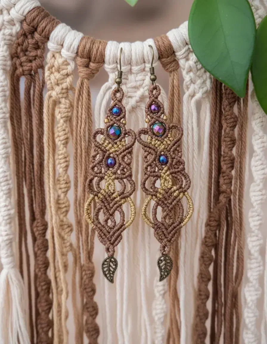 گوشواره میکرومکرومه|بدلیجات|اهواز, فاز ۵ پاداد|دیوار