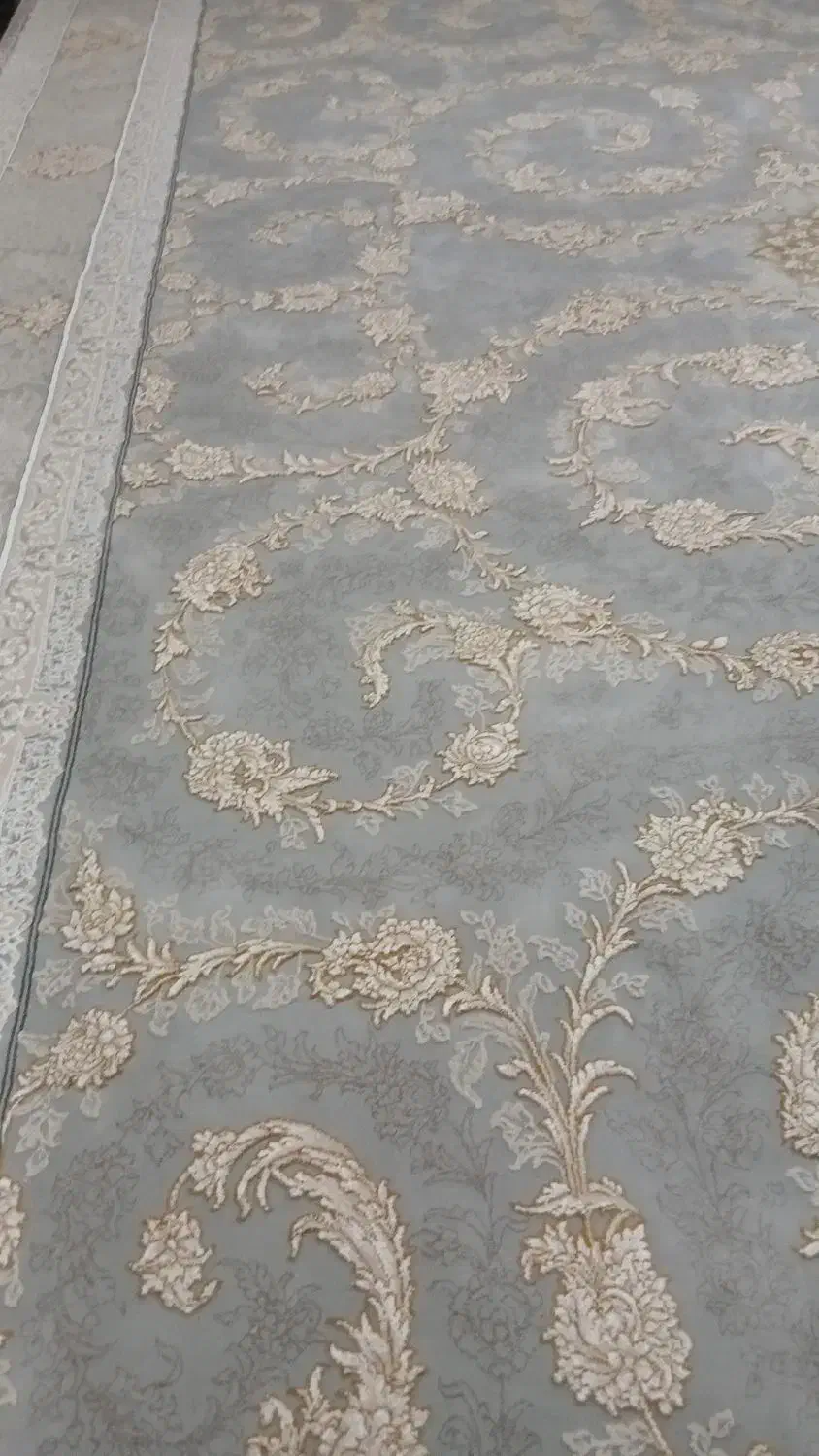 فرش ۹متری گل برجسته دارای بارکد اصالت|فرش|ورامین, ورامین|دیوار