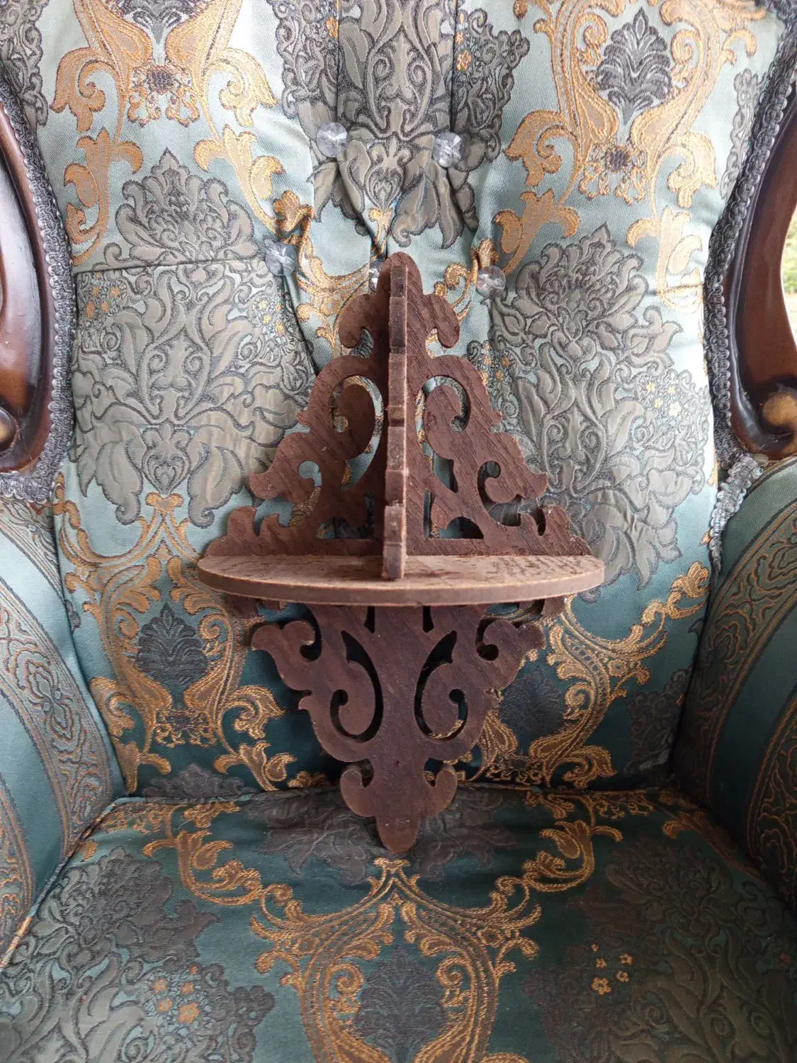 استند دیواری چوبی|کتابخانه، شلف، قفسه‌های دیواری|گوراب زرمیخ, |دیوار