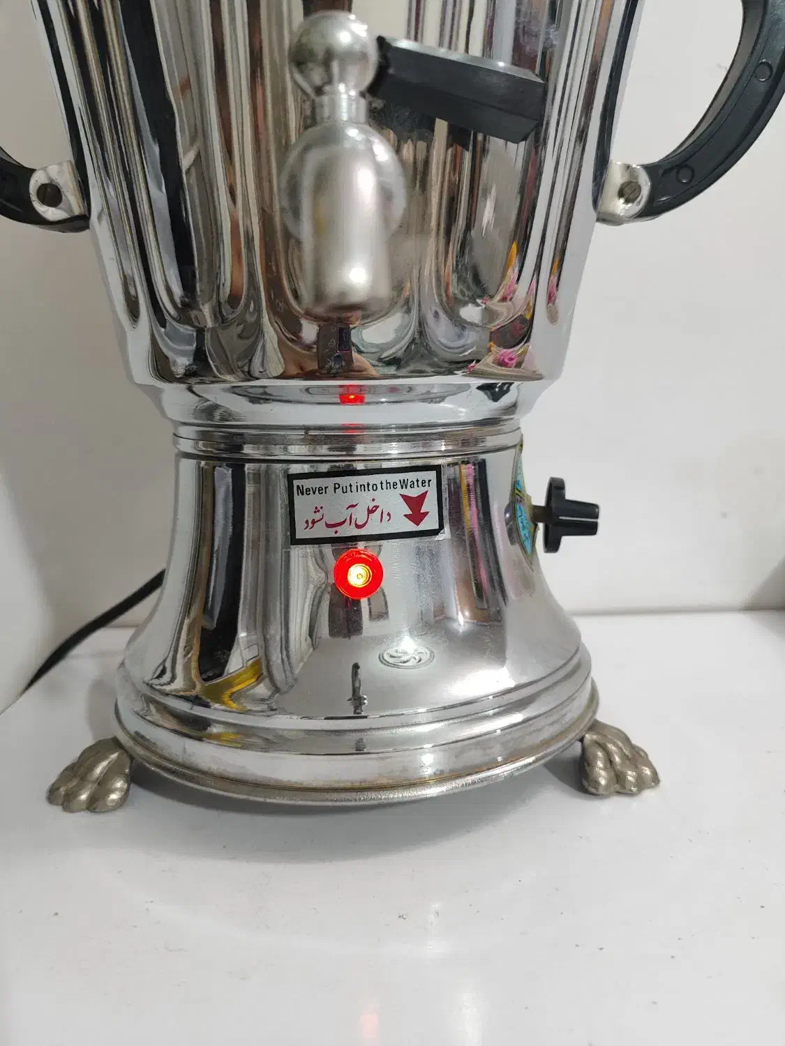 سماور برنجی برقی|سماور، چای‌ساز، قهوه‌ساز|مشهد, توس (بلوار توس)|دیوار