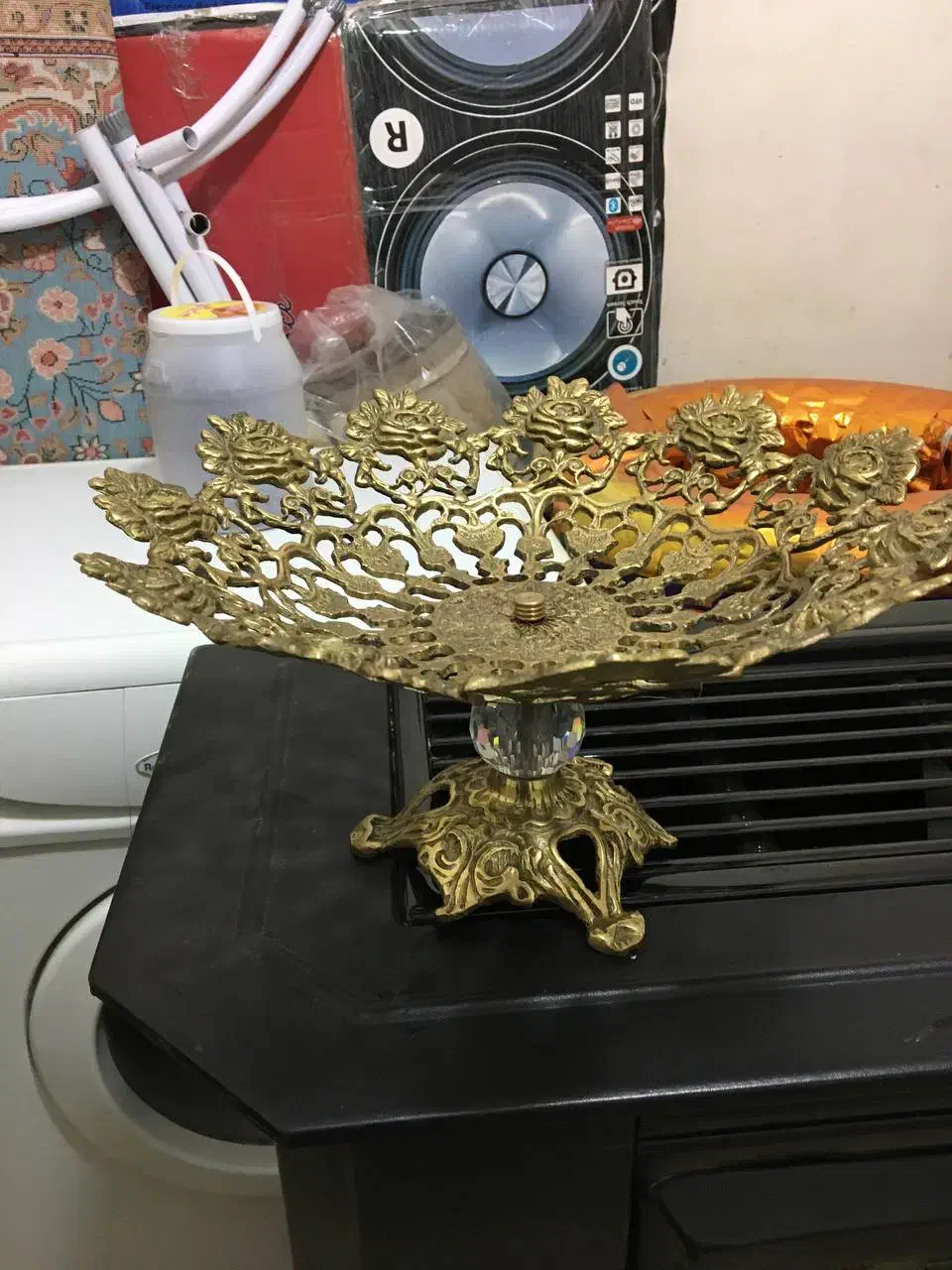 لوستر برنز|لوستر و چراغ آویز|هشتگرد, شهرک گلها|دیوار