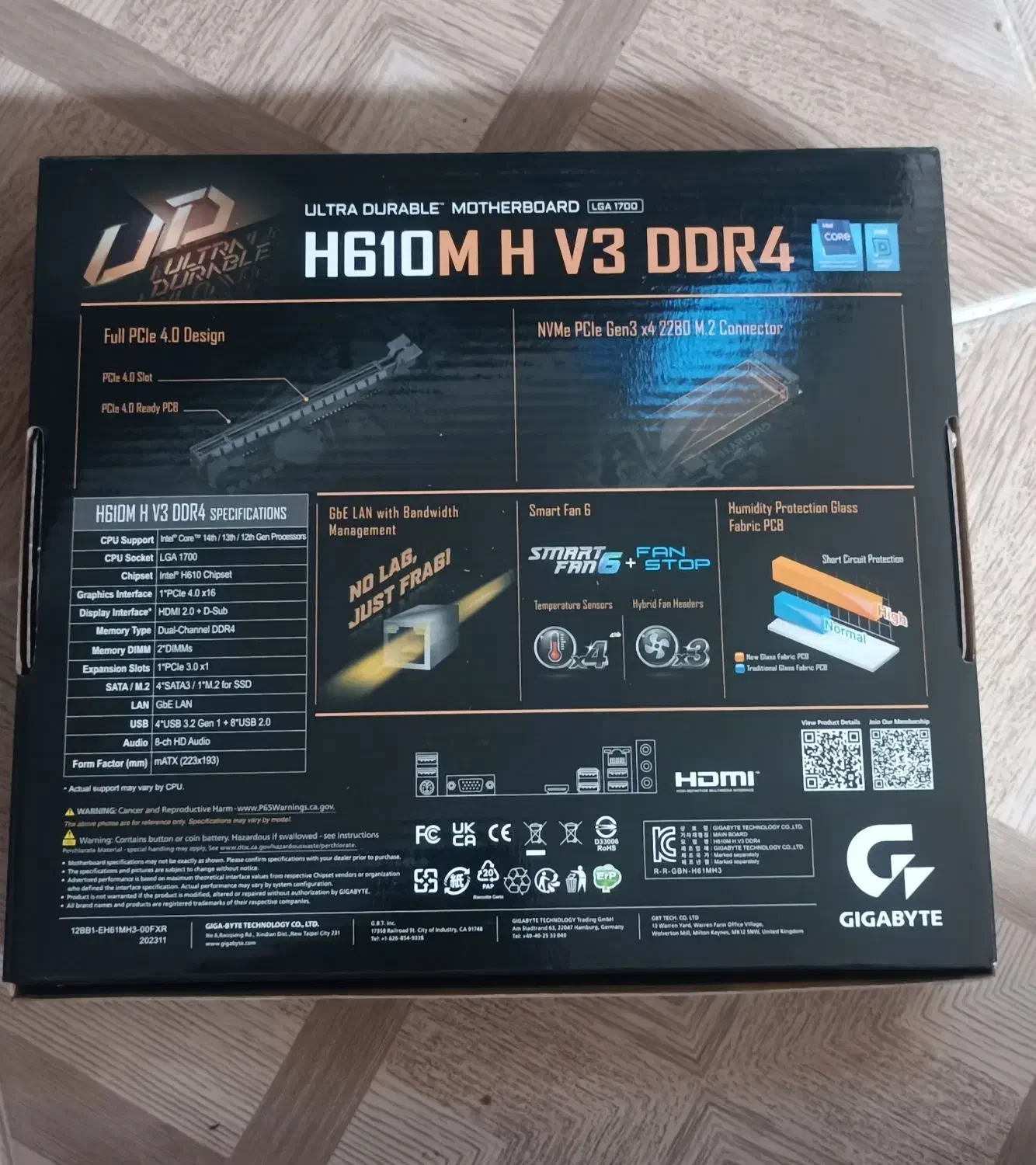 مادربرد h610m h ddr4|قطعات و لوازم جانبی رایانه|رفسنجان, |دیوار