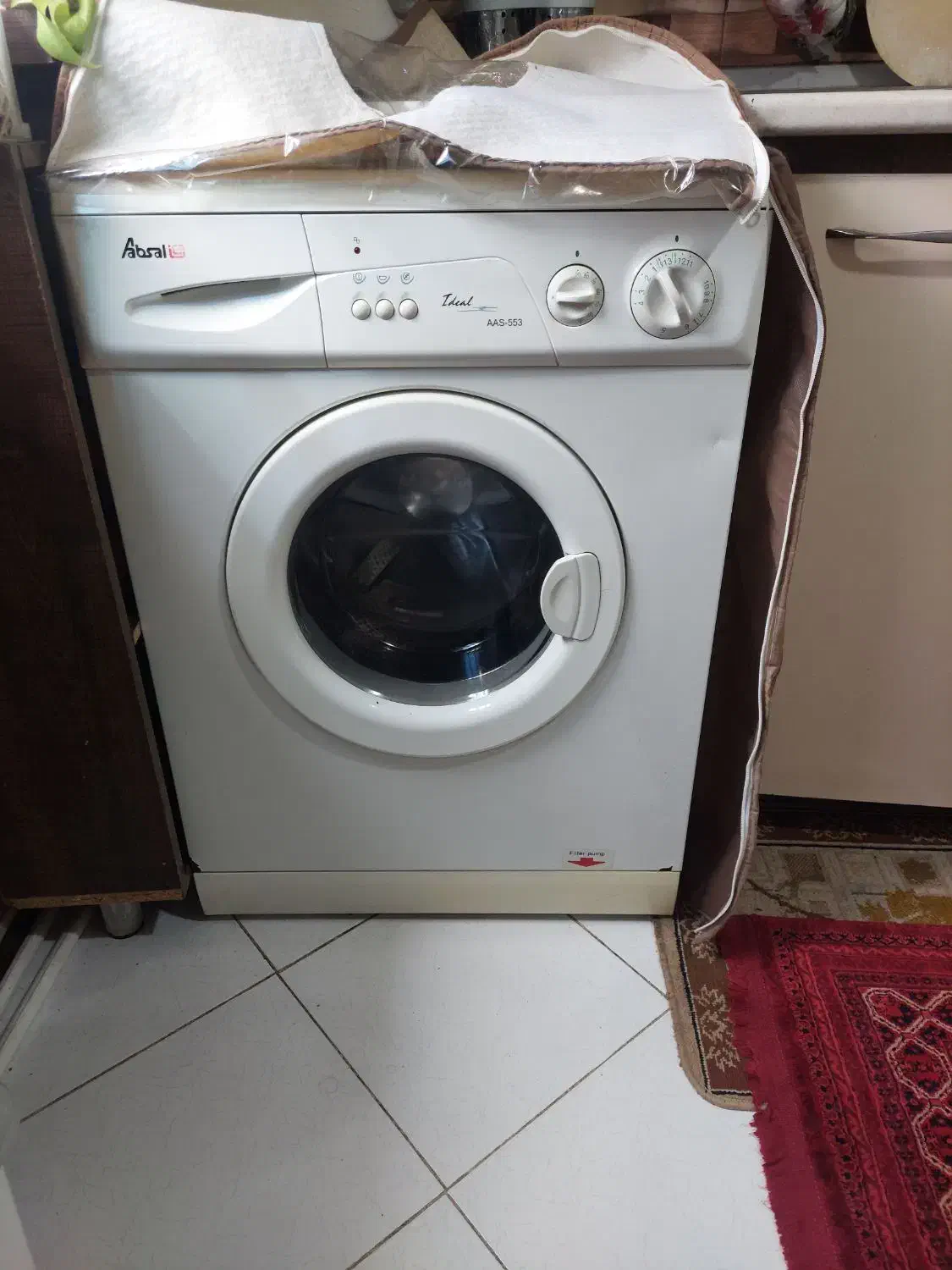 ماشین لباسشویی سه نظام شکسته|ماشین لباسشویی و خشککن لباس|رشت, استقامت ۱|دیوار