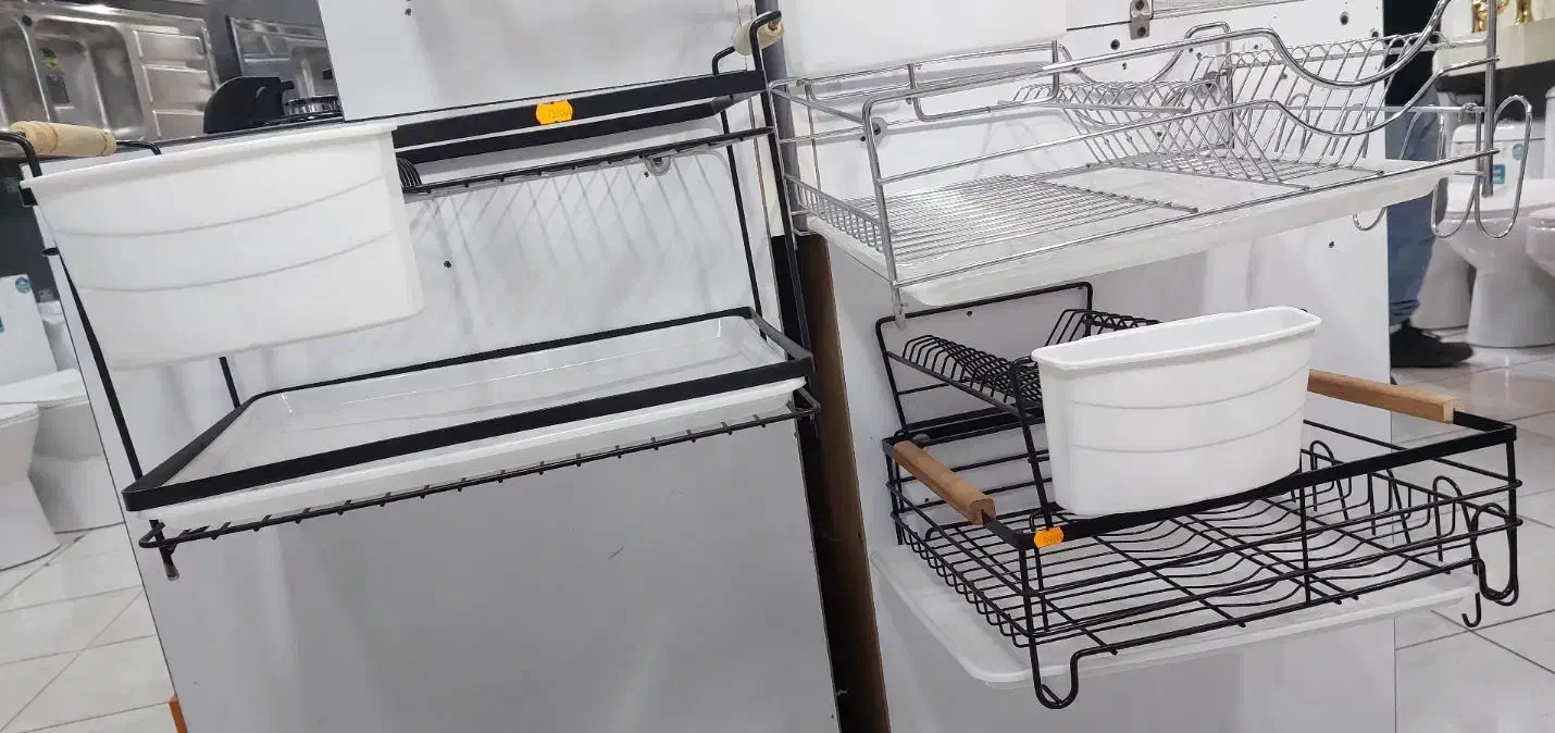 سبد آبچکان کنار سینک در دزفول|آبچکان و نظمدهنده ظروف|دزفول, |دیوار