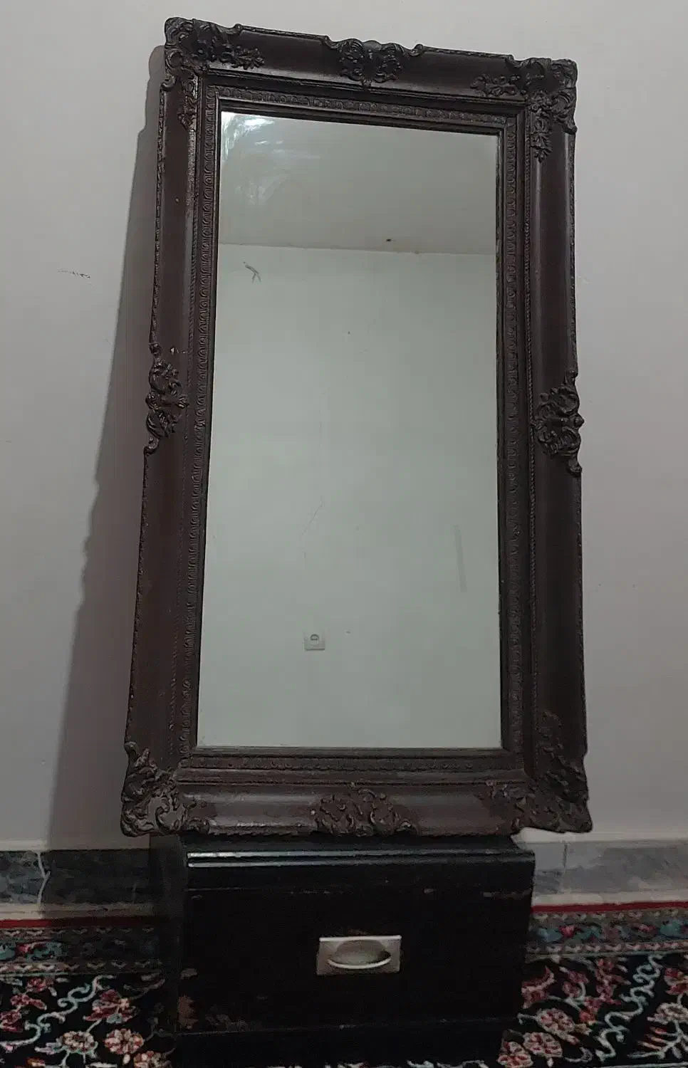 اینه قدی قاب چوبی|آینه|دورود, |دیوار