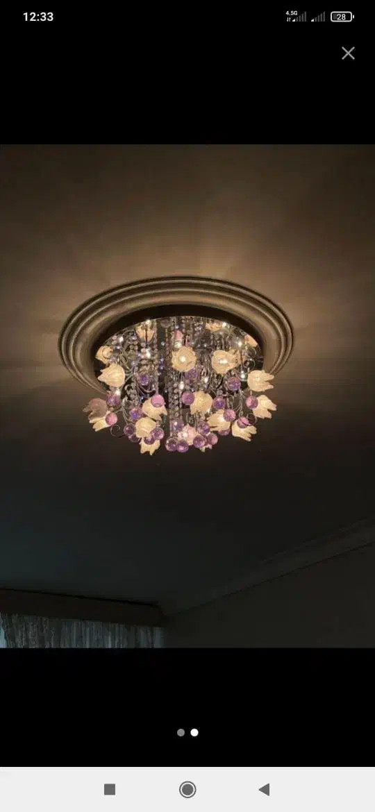 لوستر سقفی و دیواری در حد نو و تمیز|لوستر و چراغ آویز|فردیس, قریشی|دیوار
