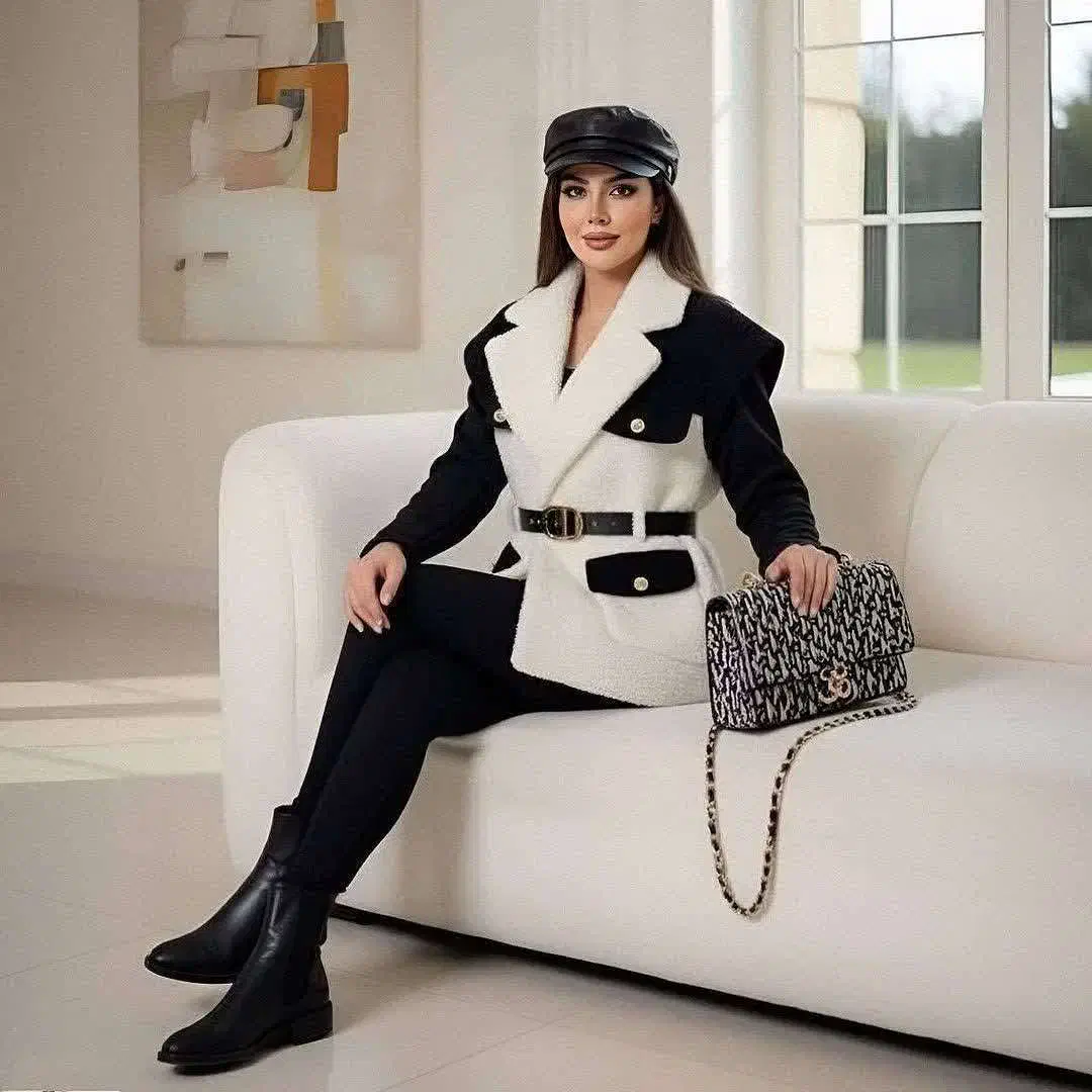 پالتو شیک با تنخور فوق العاده|لباس|رباط‌کریم, رباط‌کریم|دیوار