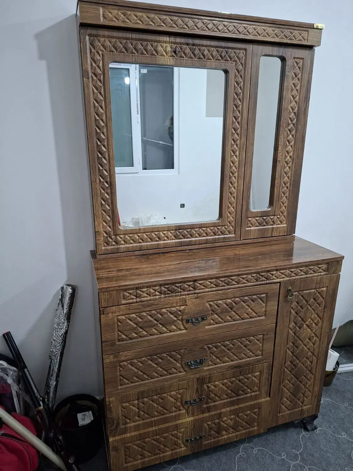 اینه دراور|جاکفشی، کمد، دراور|سبزوار, غرب نیروگاه|دیوار