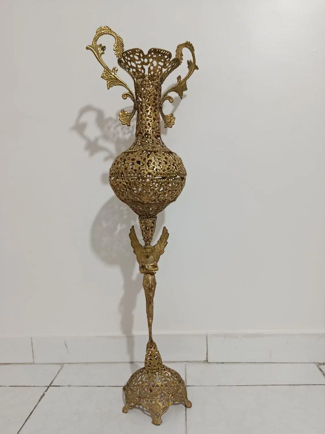 گلدان برنج|صنایع دستی و سایر لوازم تزئینی|تهران, خاک سفید|دیوار