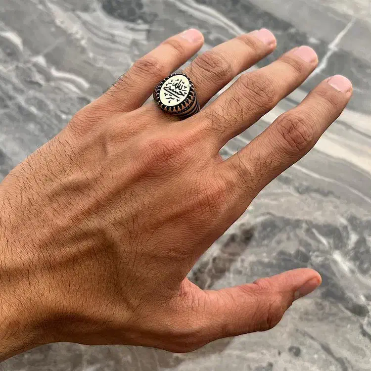 انگشتر مدل حسبی الله|زیورآلات و اکسسوری|تایباد, |دیوار